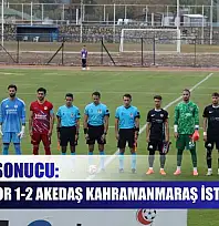 İlk Yarı Sonucu: Fethiyespor 1-2 Akedaş Kahramanmaraş İstiklalspor