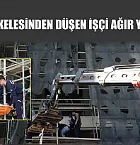 İnşaat iskelesinden düşen işçi ağır yaralandı