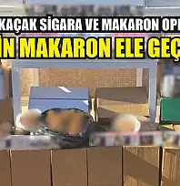 İş yerine kaçak sigara ve makaron operasyonu: 480 bin makaron ele geçirildi