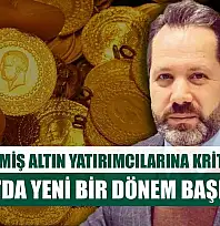 İslam Memiş Altın Yatırımcılarına Kritik Uyarı: 2026'da Yeni Bir Dönem Başlıyor