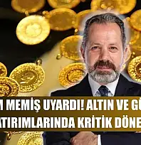 İslam Memiş Uyardı!  Altın ve Gümüş Yatırımlarında Kritik Dönem