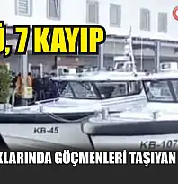 İzmir açıklarında göçmenleri taşıyan bot battı: 1 ölü, 7 kayıp