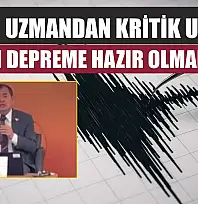 Japon uzmandan kritik uyarı: 'Her an depreme hazır olmalıyız'