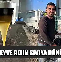 Kara meyve altın sıvıya dönüşüyor