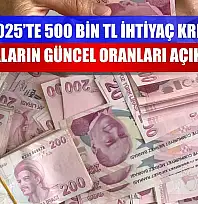 Kasım 2025'te 500 Bin TL İhtiyaç Kredisinde Bankaların Güncel Oranları Açıklandı