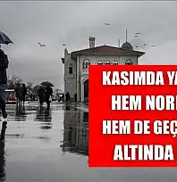 Kasımda yağışlar hem normalin hem de geçen yılın altında kaldı