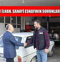 Kaymakam İlhan, sanayi esnafının sorunlarını dinledi