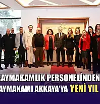 Kaymakamlık Personelinden Fethiye Kaymakamı Akkaya'ya yeni yıl ziyareti