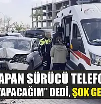 Kaza yapan sürücü telefonda 'ben ne yapacağım' dedi, şok geçirdi