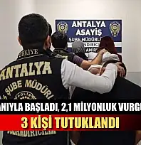 Kiralık ilanıyla başladı, 2,1 Milyonluk vurgunla bitti: 3 kişi tutuklandı