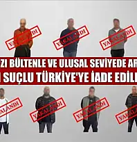 Kırmızı bültenle ve ulusal seviyede aranan 11 suçlu Türkiye'ye iade edildi