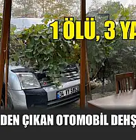 Kontrolden çıkan otomobil dehşet saçtı: 1 ölü, 3 yaralı