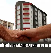 Konut kredilerinde faiz oranı 28 ayın en düşüğünde