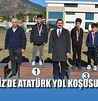 Köyceğiz'de Atatürk yol koşusu yapıldı
