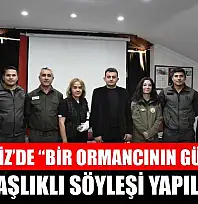 Köyceğiz'de 'Bir Ormancının Günlüğü' başlıklı söyleşi yapıldı