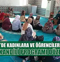 Köyceğiz'de kadınlara ve öğrencilere yönelik Miraç Kandili programı düzenlendi