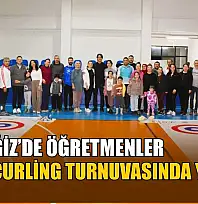Köyceğiz'de öğretmenler Floor Curling Turnuvasında yarıştı