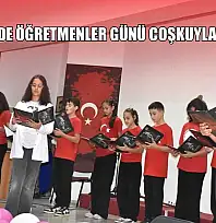 Köyceğiz'de Öğretmenler Günü coşkuyla kutlandı