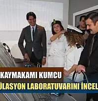 Köyceğiz Kaymakamı Kumcu, gemi simülasyon laboratuvarını inceledi