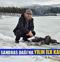 Köyceğiz Sandras Dağı'na yılın ilk karı yağdı