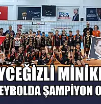 Köyceğizli minikler voleybolda şampiyon oldu