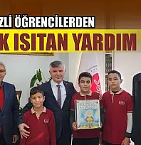 Köyceğizli öğrencilerden yürek ısıtan yardım