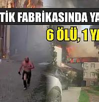 Kozmetik fabrikasında yangın: 6 ölü, 1 yaralı