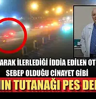Makas atarak ilerlediği iddia edilen otomobilin sebep olduğu cinayet gibi kazanın tutanağı pes dedirtti