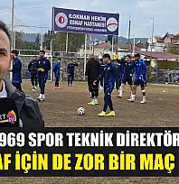 Mardin 1969 Spor Teknik Direktörü Cingöz: 'İki taraf için de zor bir maç olacak'