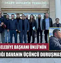 Marmaris Belediye Başkanı Ünlü'nün yargılandığı davanın üçüncü duruşması görüldü