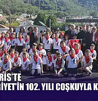 Marmaris'te Cumhuriyet'in 102. yılı coşkuyla kutlandı