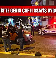 Marmaris'te geniş çaplı asayiş uygulaması