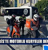 Marmaris'te motorlu kuryeler denetlendi