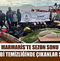 Marmaris'te sezon sonu deniz dibi temizliğinde çıkanlar şaşırttı