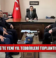 Marmaris'te yeni yıl tedbirleri toplantısı yapıldı