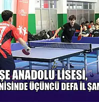 Menteşe Anadolu Lisesi, masa tenisinde üçüncü defa il şampiyonu