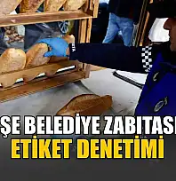 Menteşe Belediye Zabıtasından etiket denetimi