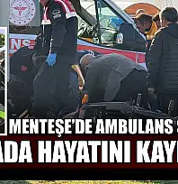 Menteşe'de ambulans şoförü kazada hayatını kaybetti