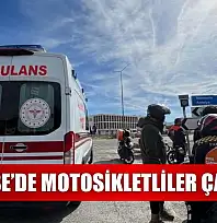 Menteşe'de motosikletliler çarpıştı