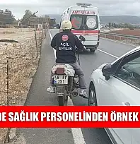 Menteşe'de sağlık personelinden örnek davranış
