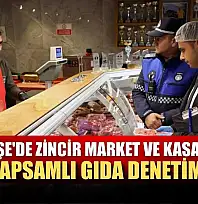 Menteşe'de zincir market ve kasaplara kapsamlı gıda denetimi