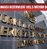 Merkez Bankası rezervleri 185,5 milyar dolar oldu