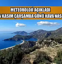 Meteoroloji Açıkladı: Muğla'da 5 Kasım Çarşamba Günü Hava Nasıl Olacak?