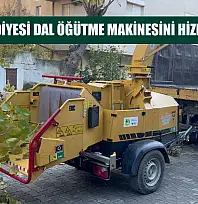 Milas Belediyesi dal öğütme makinesini hizmete sundu