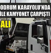 Milas-Bodrum Karayolu'nda Otobüs ile Kamyonet Çarpıştı: 2 Yaralı