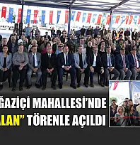 Milas Boğaziçi Mahallesi'nde 'Sosyal Alan' törenle açıldı