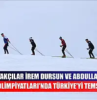 Milli kayakçılar İrem Dursun ve Abdullah Yılmaz, 2026 Kış Olimpiyatları'nda Türkiye'yi temsil edecek