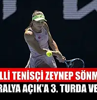 Milli tenisçi Zeynep Sönmez, Avustralya Açık'a 3. turda veda etti