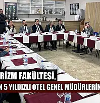 MSKÜ Turizm Fakültesi, Bodrum'un 5 yıldızlı otel genel müdürlerini ağırladı
