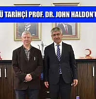 MSKÜ, Ünlü Tarihçi Prof. Dr. John Haldon'u ağırladı